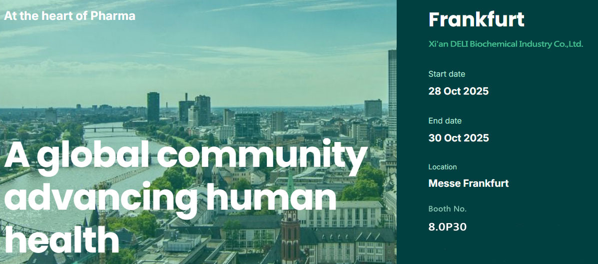 फ्रैंकफर्ट, जर्मनी में CPhI यूरोप 2025 में शीआन डेली बायोकेमिकल का प्रदर्शन किया जाएगा