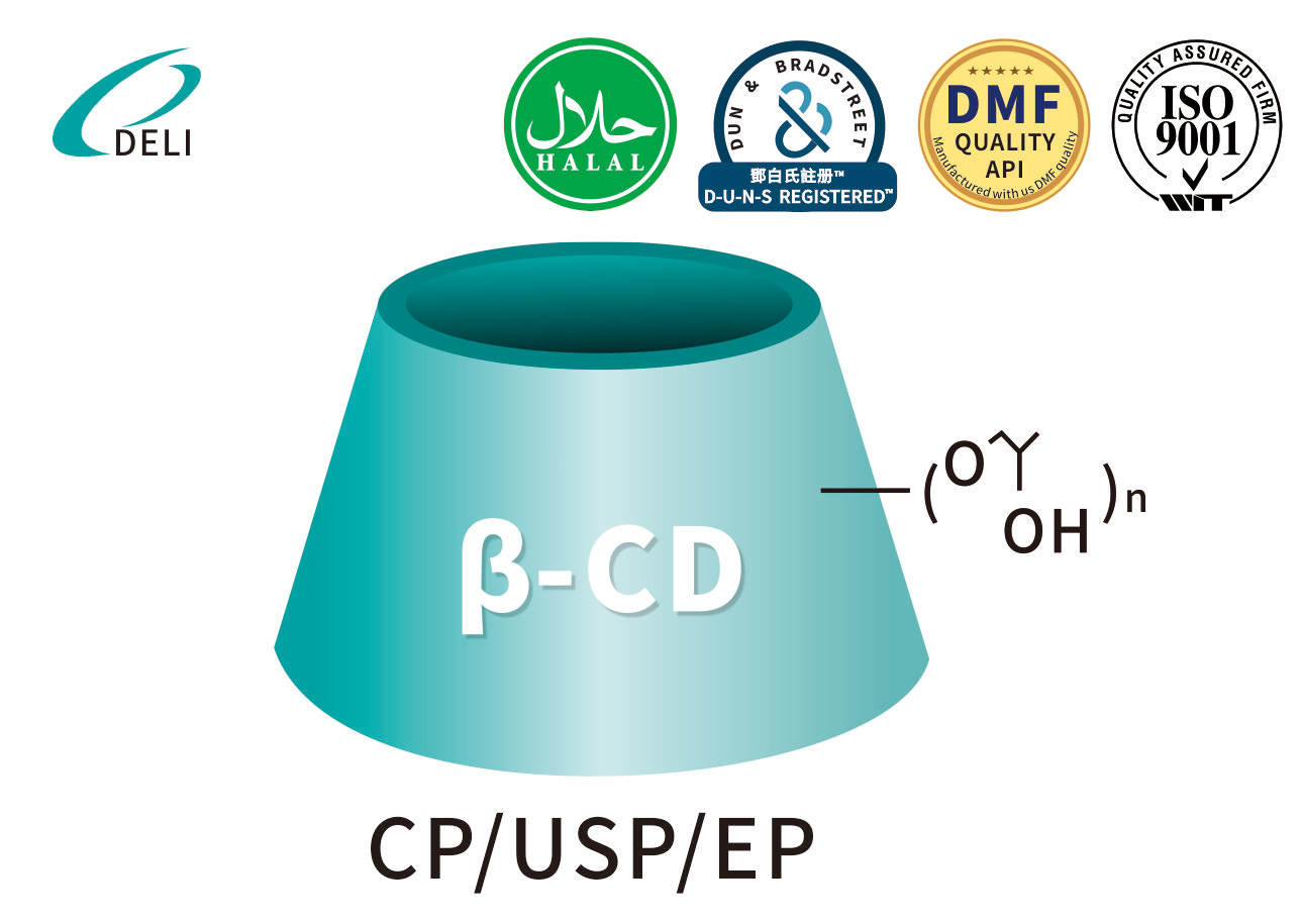Hydroxypropyl betadex HPBCD CAS 128446-35-5 फार्मा ग्रेड साइक्लोडेक्सट्रिन