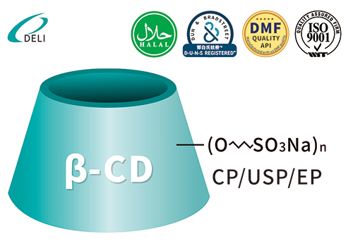 सल्फोब्यूटिलर-β-cyclodextrin दवा excipient